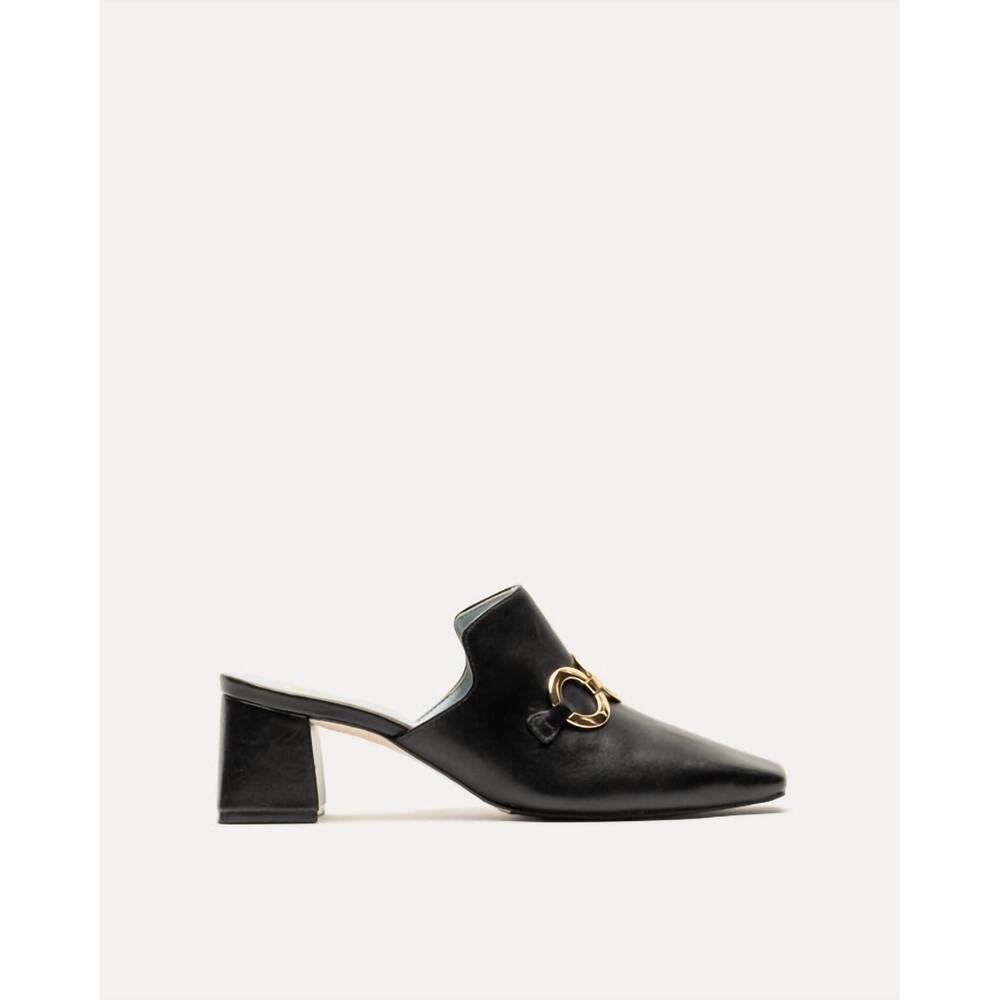 NEW FRANCES VALENTINE women's natty mules in black